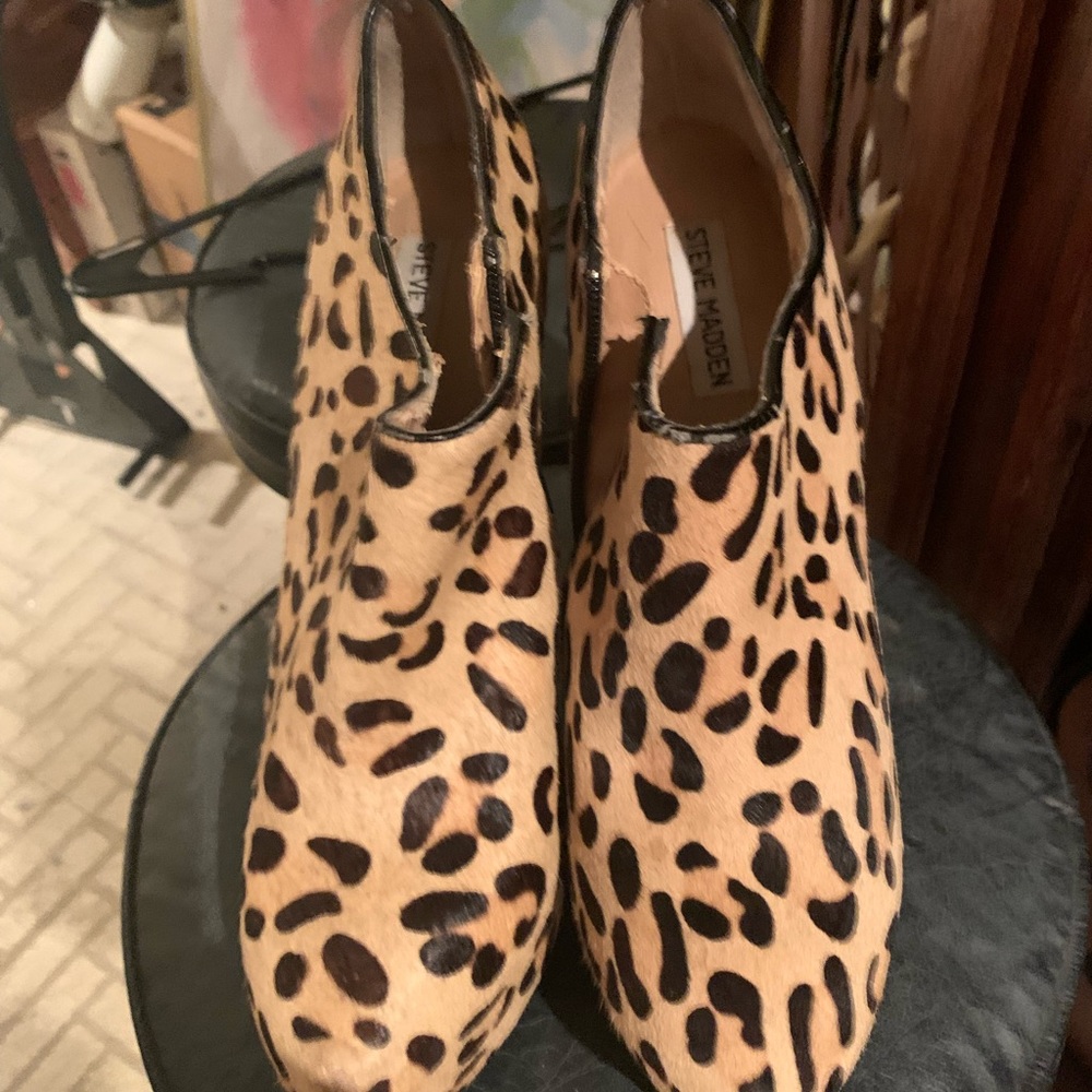 Leopard Print Heels Only Worn Once. - image 1